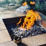 brass Tibetan Singing Bowl meditation fire pit Miraval Tucson Arizona