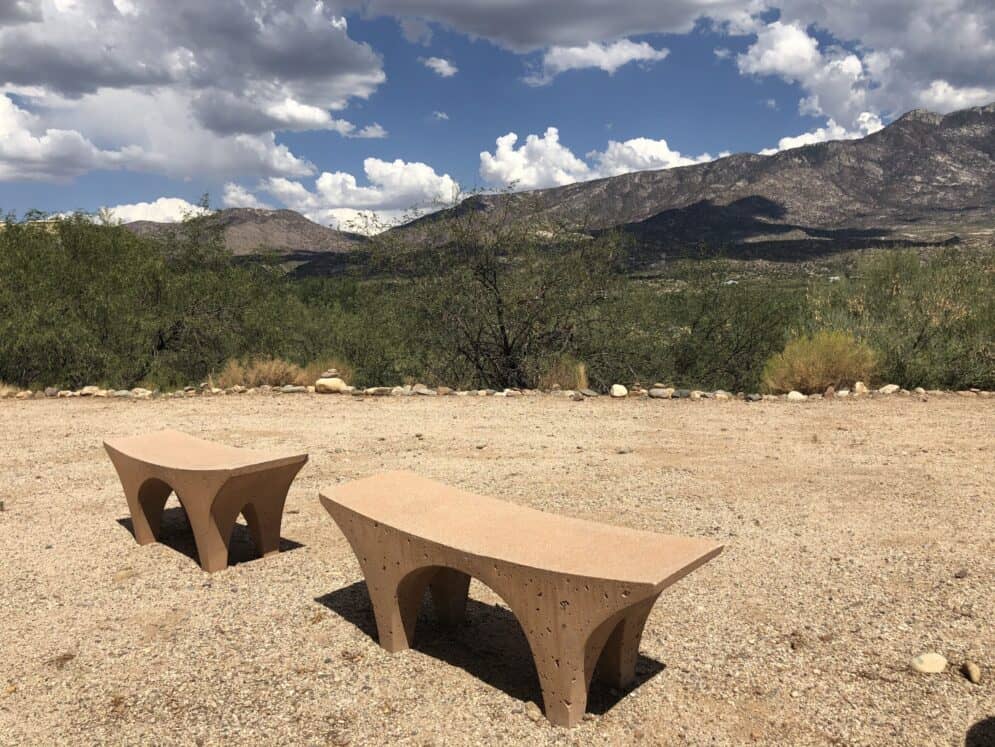 Catalina Mountains from Miraval Tucson Arizona Wellness Resort- Quiet meditation spot