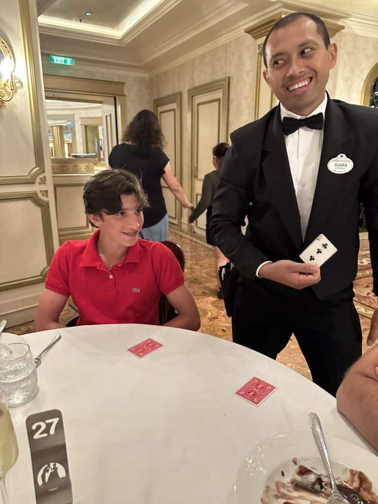 Dining Staff aboard Disney Cruise